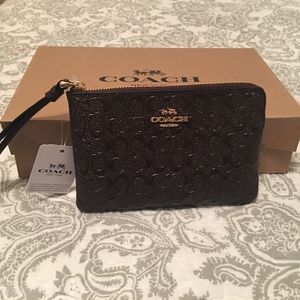 Coach Patent Leather Wristlet